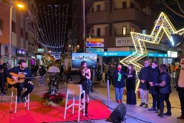 Telde da la bienvenida a la Navidad con el encendido de la decoración callejera/TA y Francisco Javier Santana.